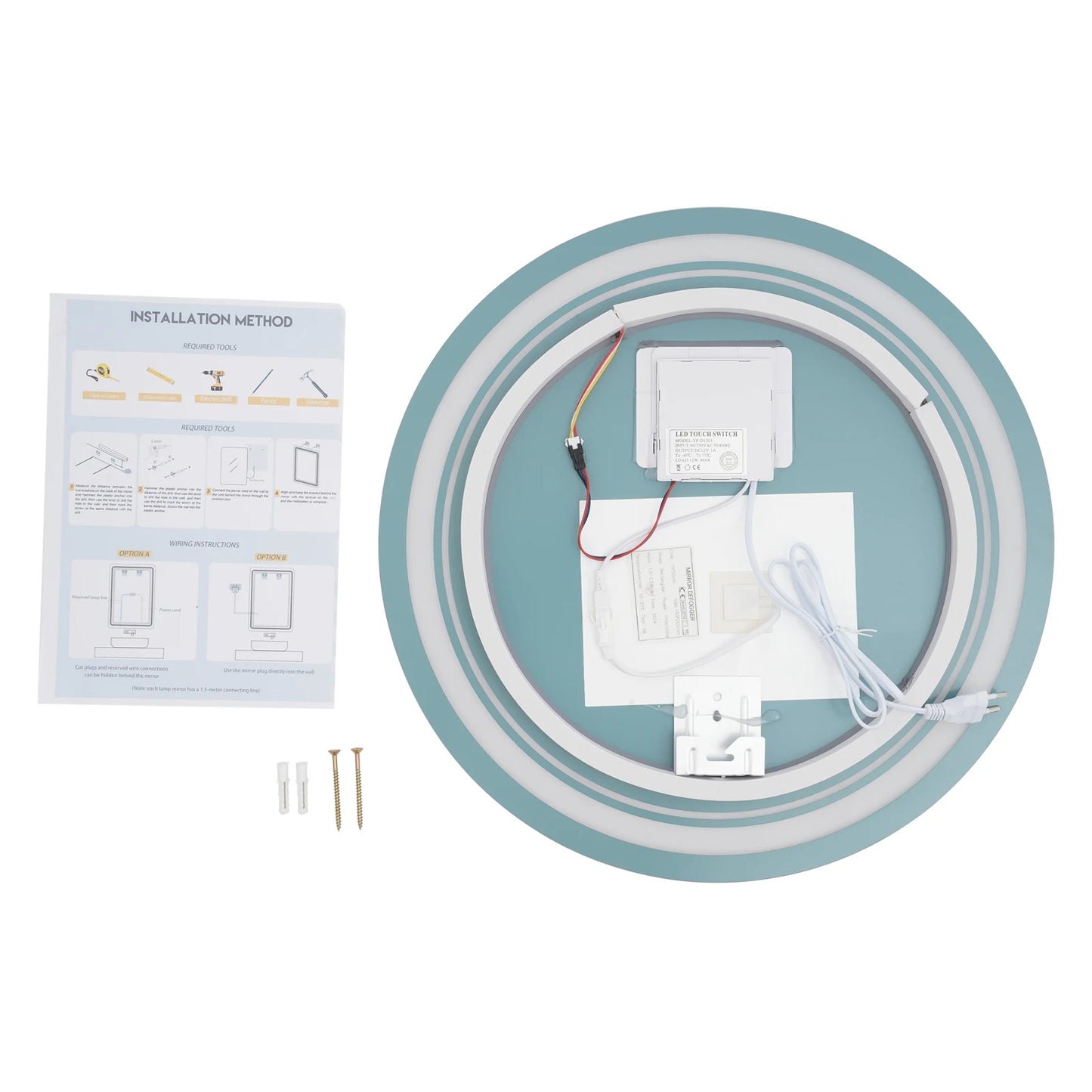 Miroir LED Salle de Bain Premium | Ambiance Spa & Moderne