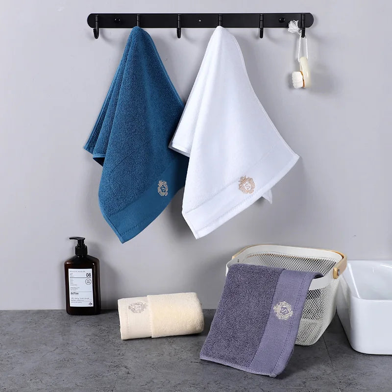 Serviette en Coton Brodée Premium | Ambiance Spa & Élégance