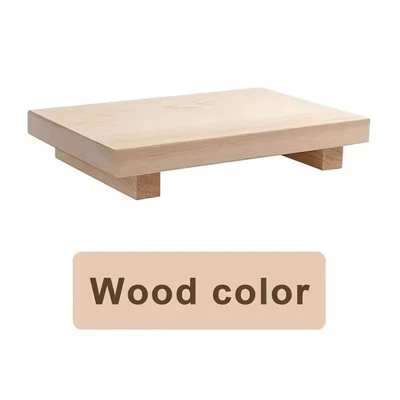 Plateau Décoratif en Bois Minimaliste | Support Élégant Salle de Bain & Maison