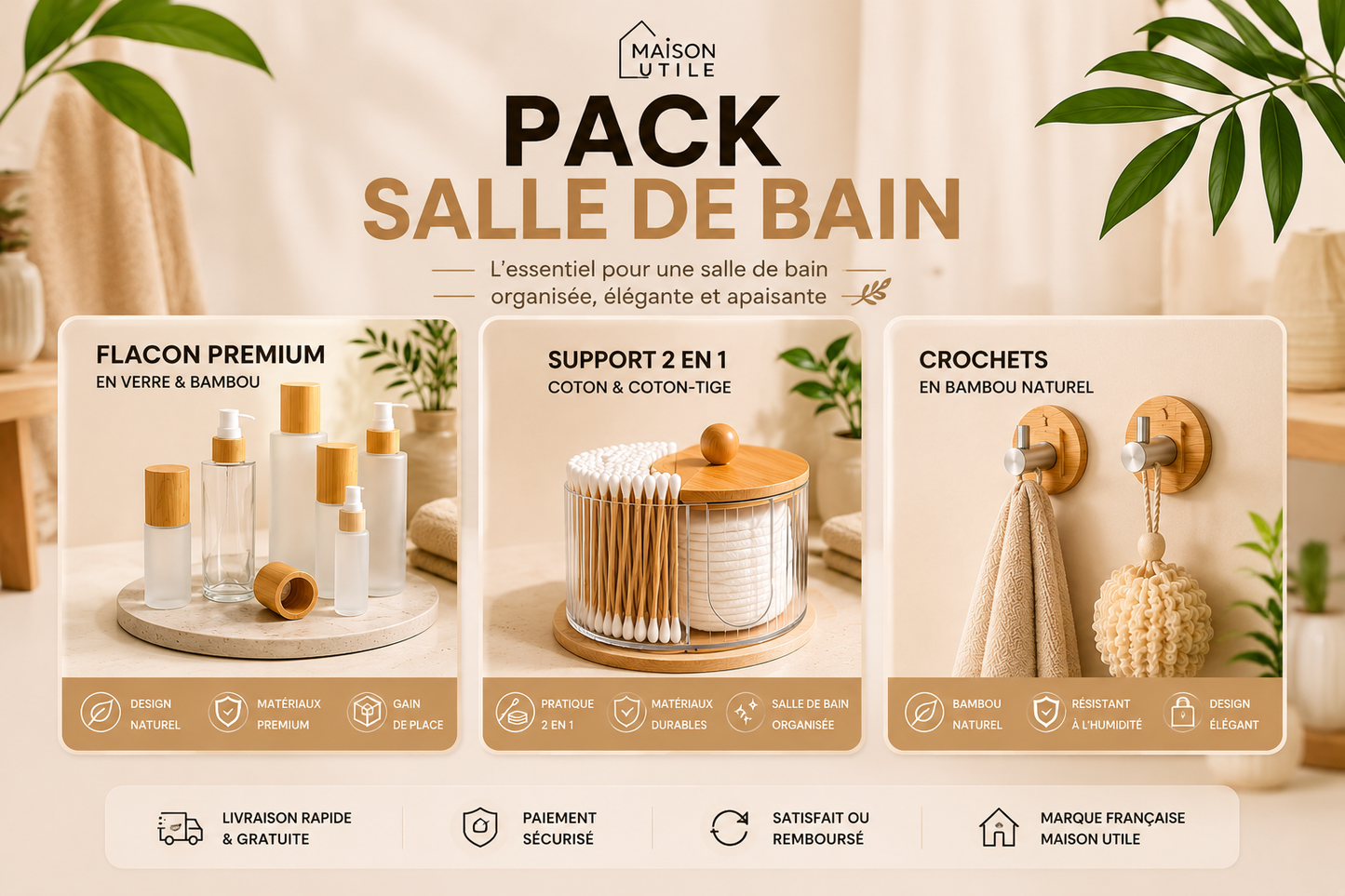 Pack de Salle de Bain Clean Girl