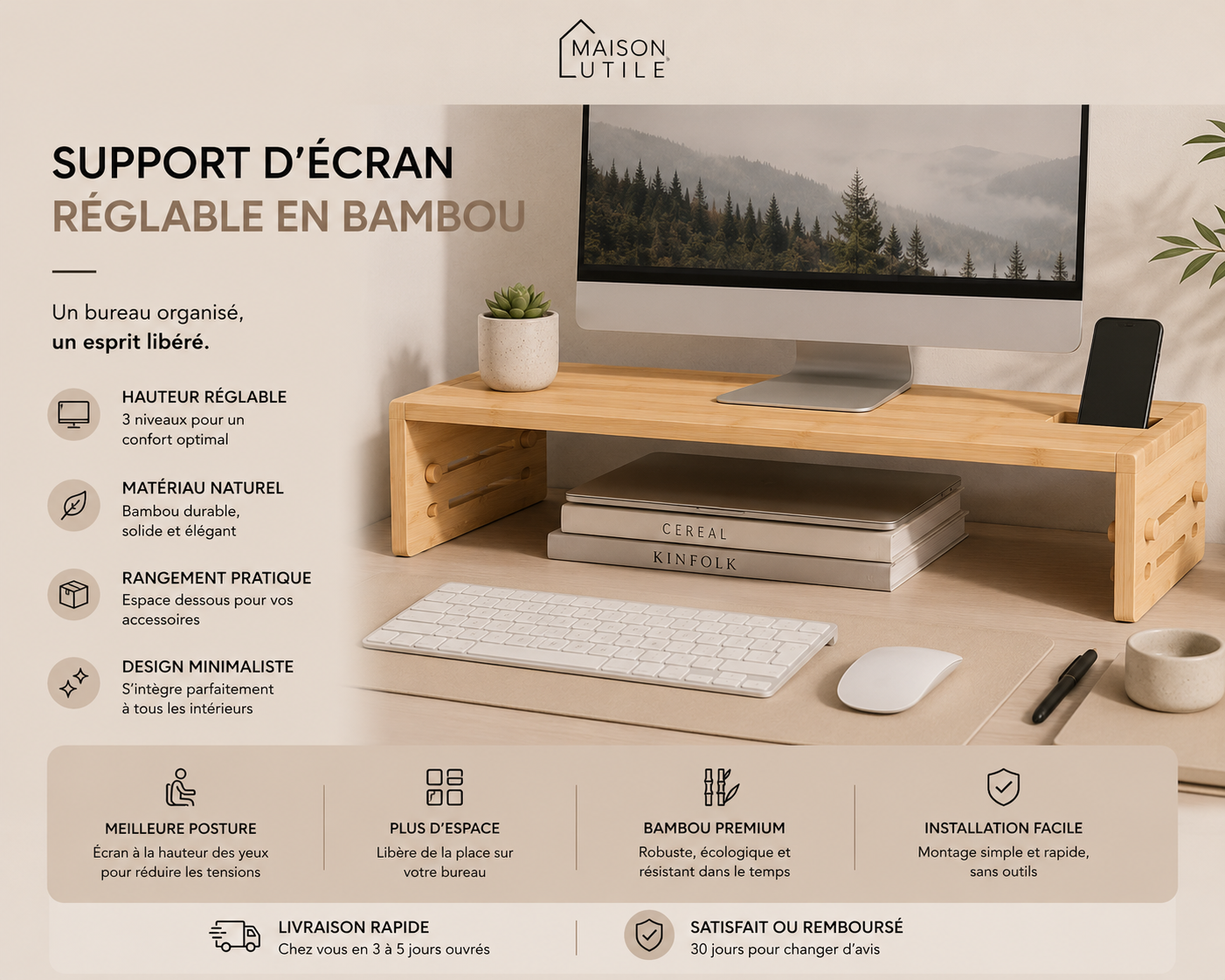 Pack Bureau Organisé