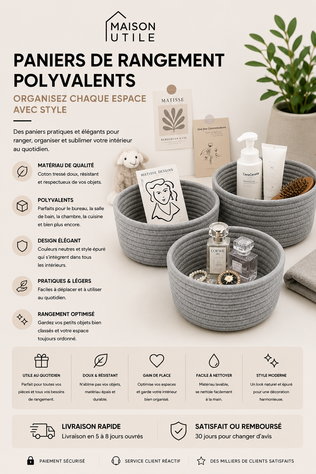 Pack Bureau Organisé