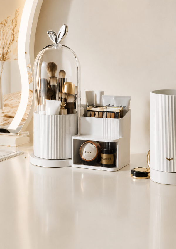 Organisateur Maquillage 360° Premium | Rangement Beauty Aesthetic