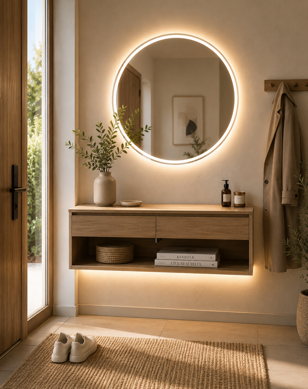 Miroir LED Salle de Bain Premium | Ambiance Spa & Moderne