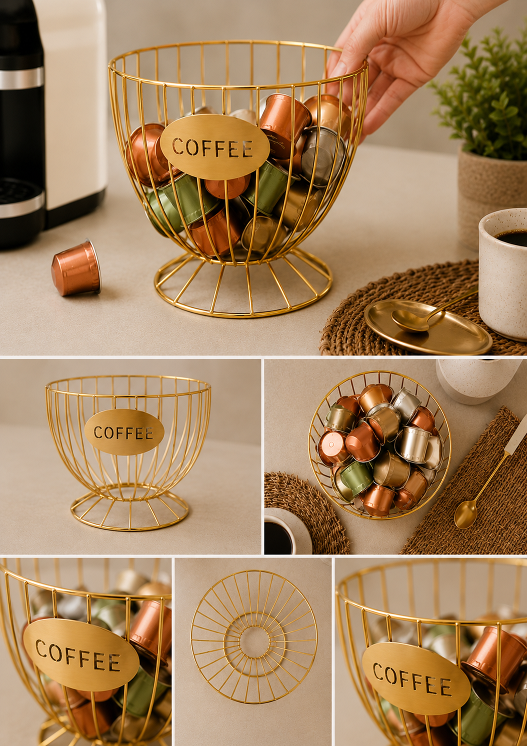 Porte Capsules Café Aesthetic | Organisateur Élégant & Minimaliste