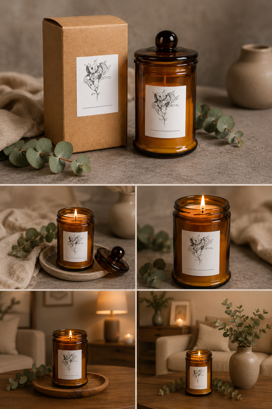 Bougie Parfumée Premium | Ambiance Cosy & Aesthetic