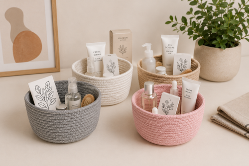 Lot de 3 Panier de Rangement