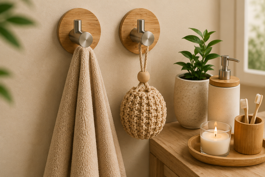 Crochets en Bambou naturel