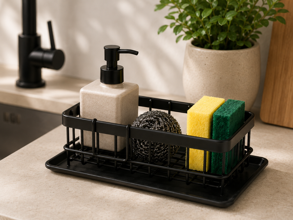 Porte-Éponge Égouttoir pour Évier – Rangement Cuisine