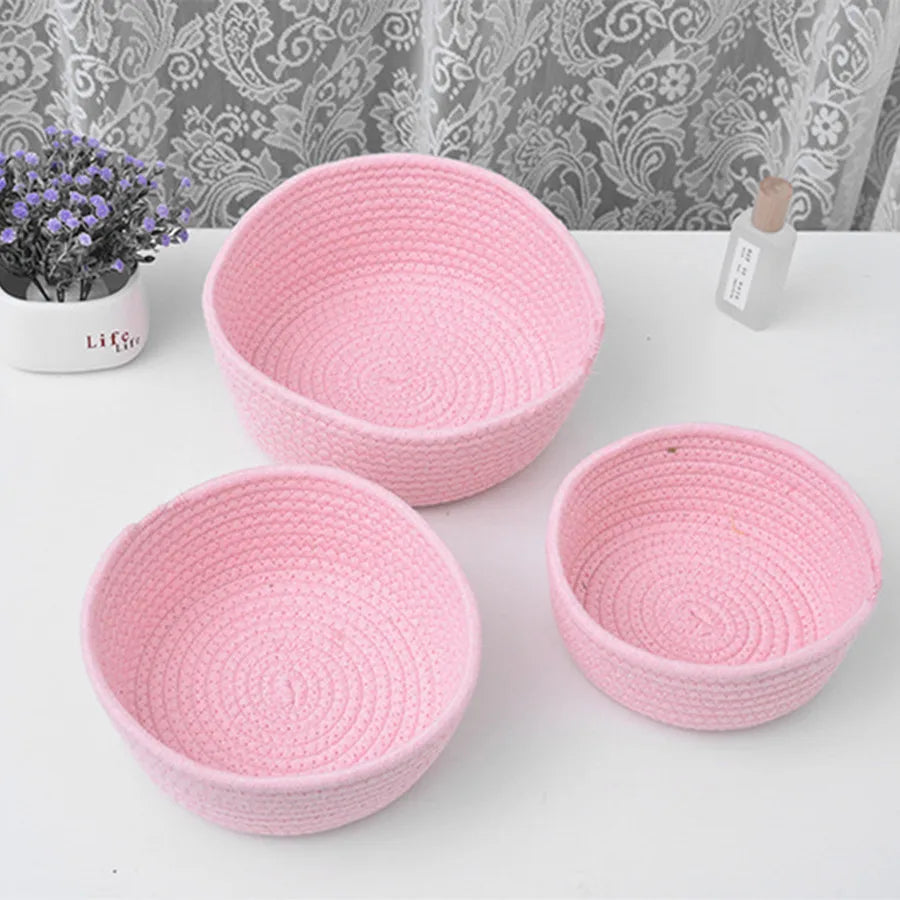 Lot de 3 Panier de Rangement