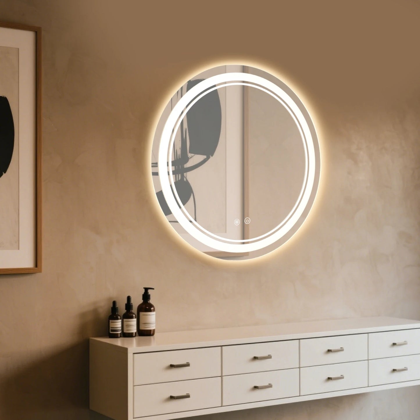 Miroir LED Salle de Bain Premium | Ambiance Spa & Moderne