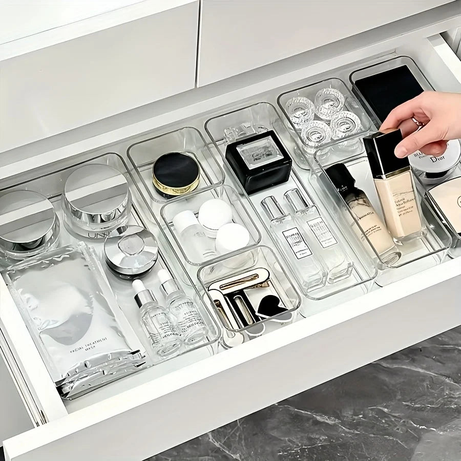 Organisateurs de Tiroirs Transparents – Lot Modulable & Polyvalent