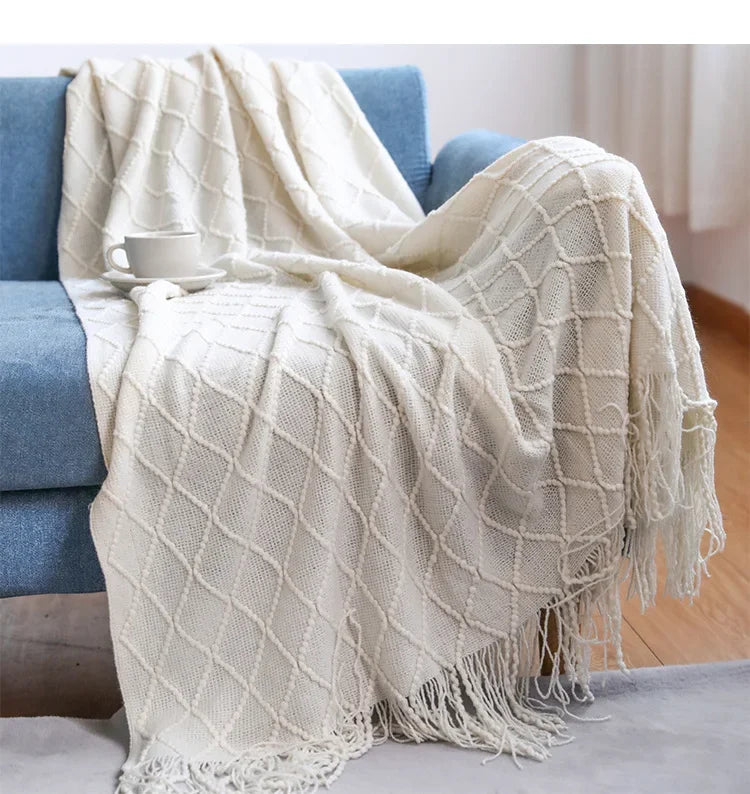 Plaid Vert Premium – Douceur & Élégance pour Votre Intérieur