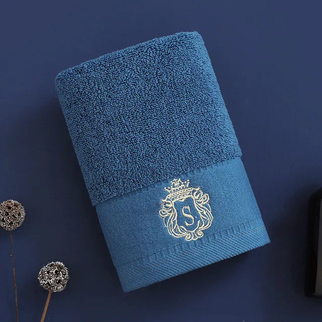 Serviette en Coton Brodée Premium | Ambiance Spa & Élégance