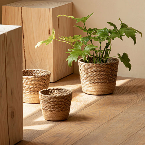 Panier Tressé Naturel S, M & L | Maison Utile