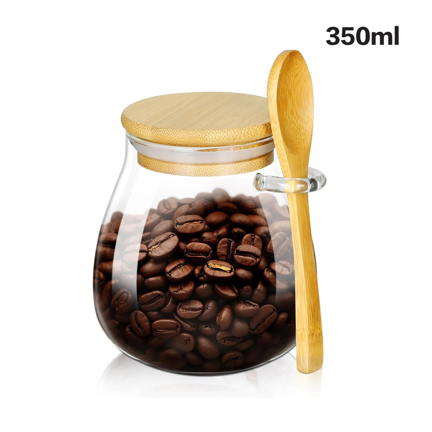 Bocaux de Rangement en Verre & Bambou | Organisation Cuisine Aesthetic