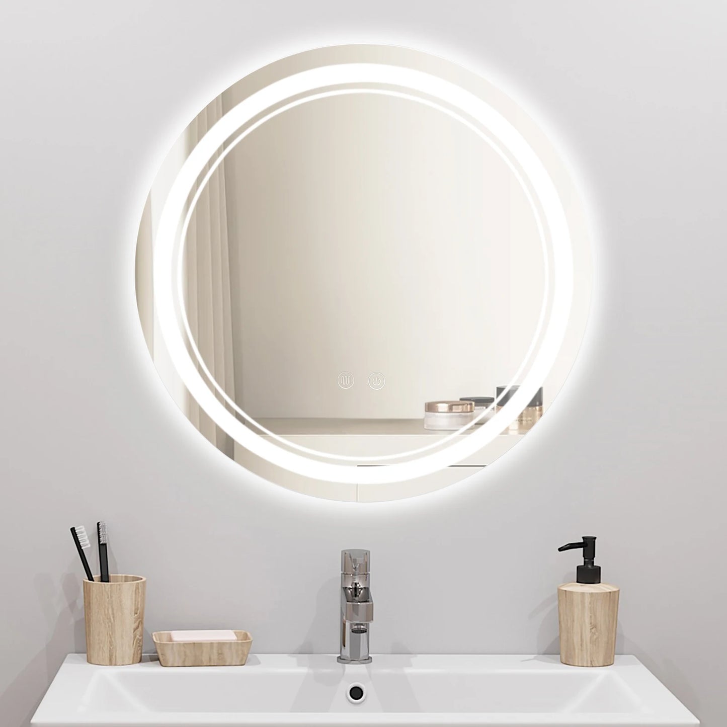 Miroir LED Salle de Bain Premium | Ambiance Spa & Moderne