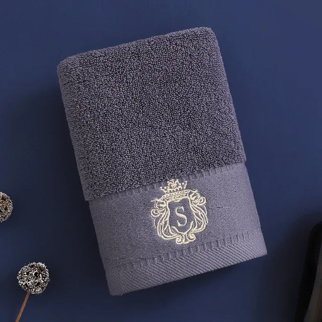 Serviette en Coton Brodée Premium | Ambiance Spa & Élégance