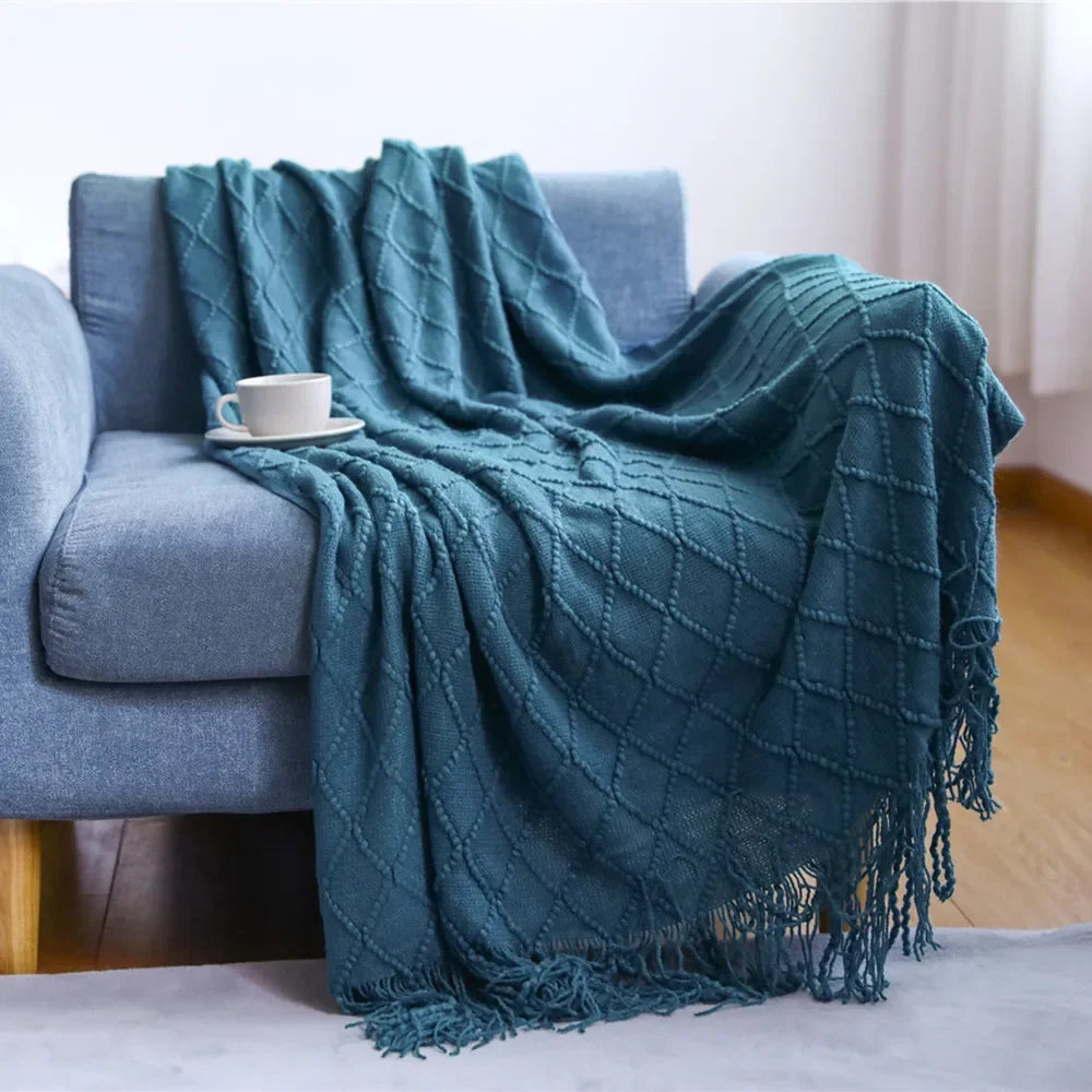 Plaid Vert Premium – Douceur & Élégance pour Votre Intérieur