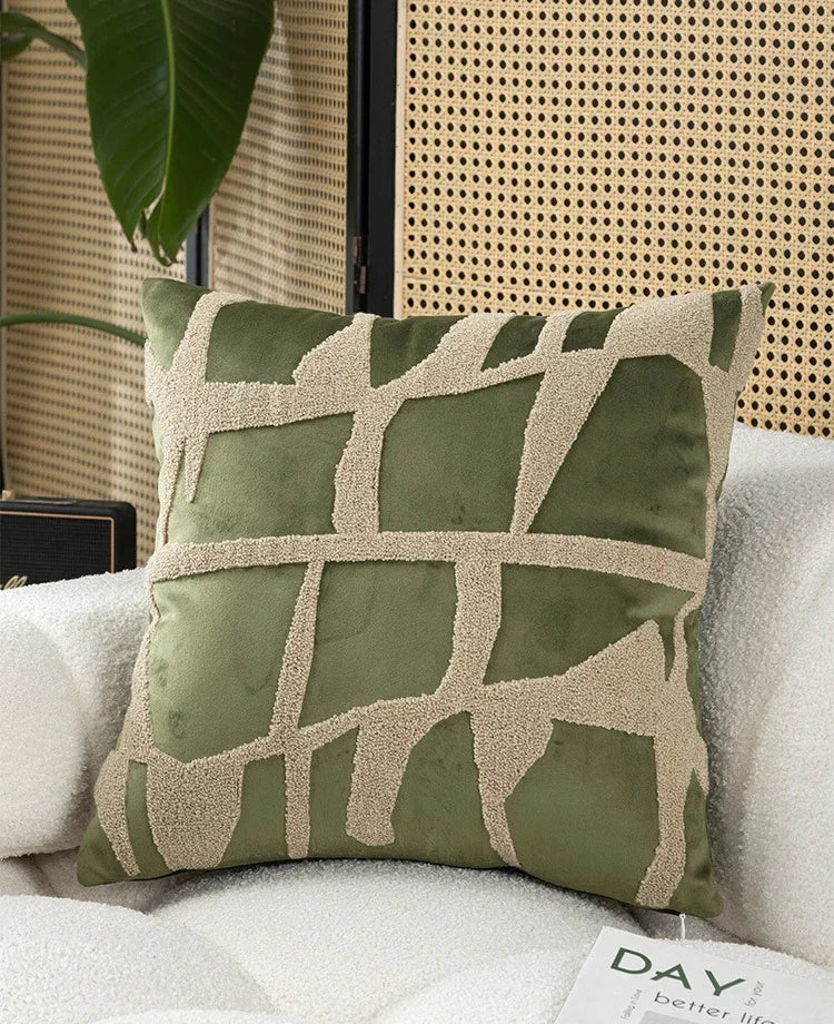 Housses de Coussins Nature – Élégance Tropicale pour Votre Intérieur