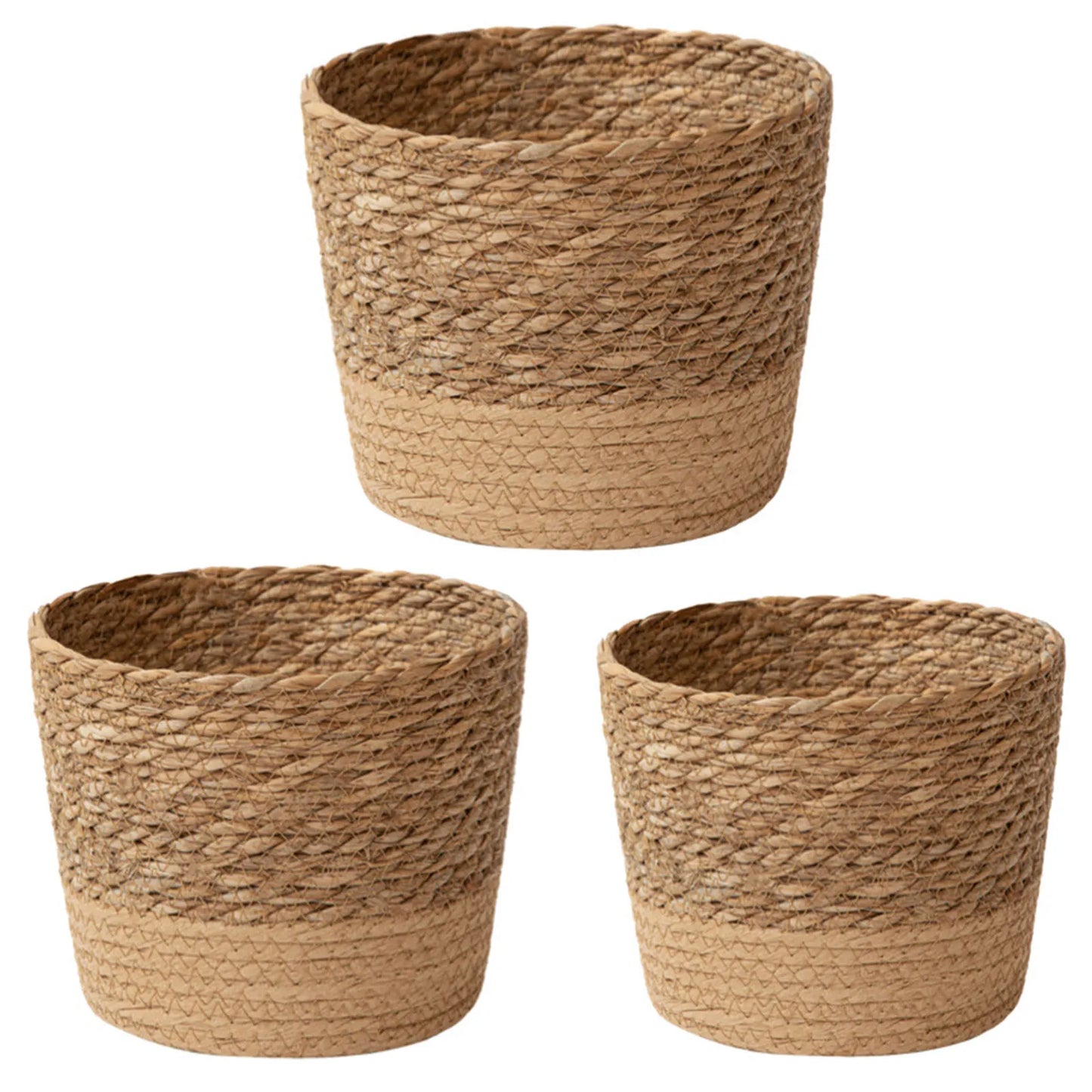 Panier Tressé Naturel S, M & L | Maison Utile