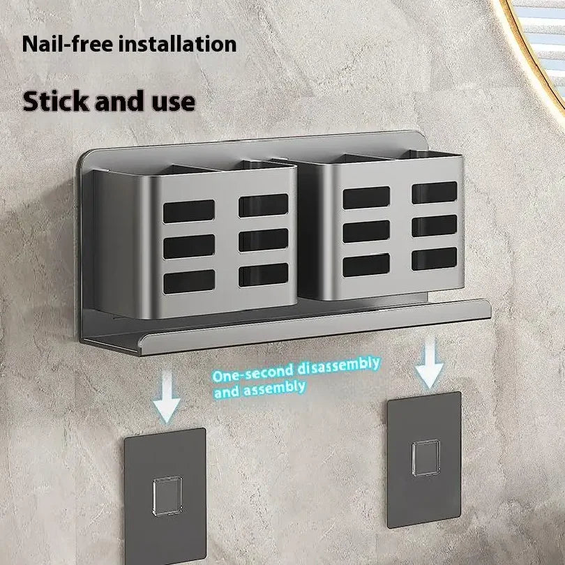 Support de Rangement Salle de Bain Sans Perçage