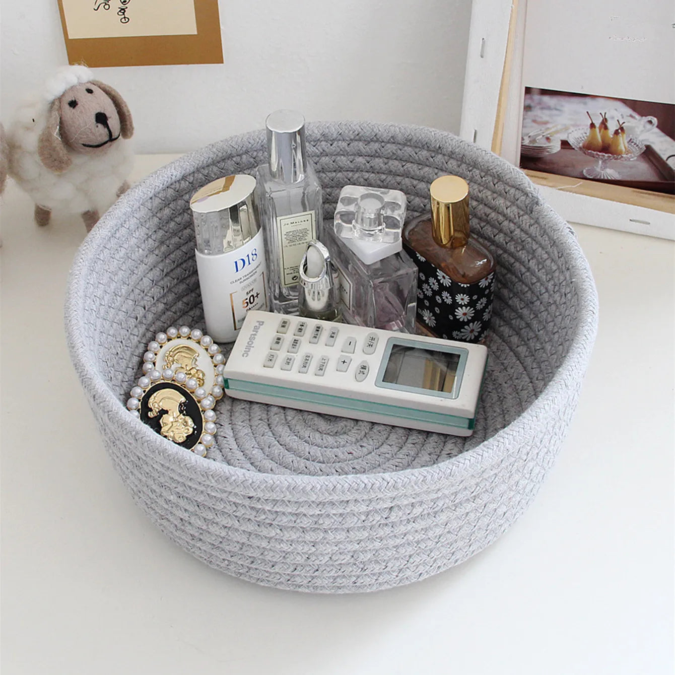 Lot de 3 Panier de Rangement